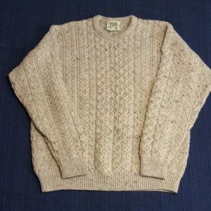 Carraig Donn 100% wool crew neck sweater